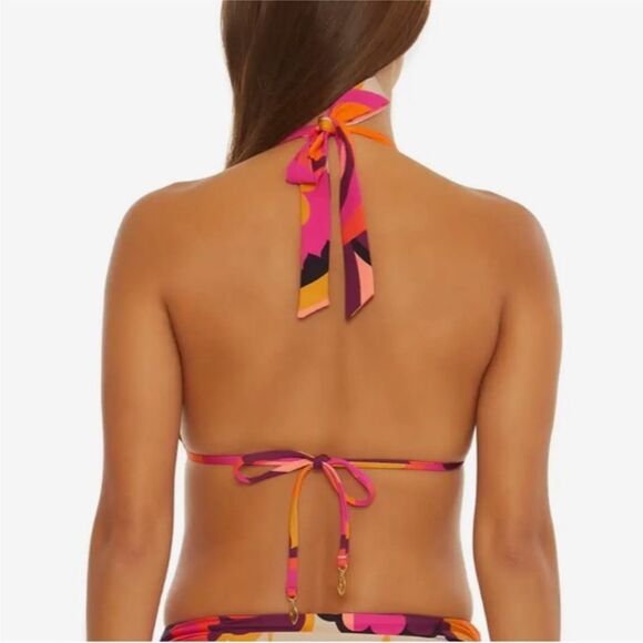 Trina Turk Fan Fair Triangle Top & Fan Faire Ring Hipster Bottom Size 10 - Picture 4 of 11